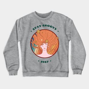 Stay groovy Crewneck Sweatshirt